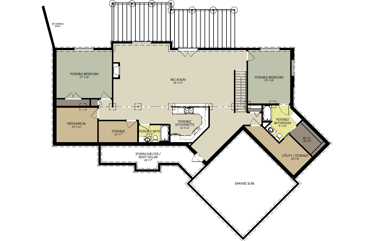FoleyLower Level Floor Plan